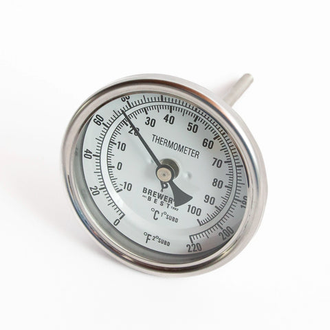 Dial Thermometer with Probe for Brew Kettle