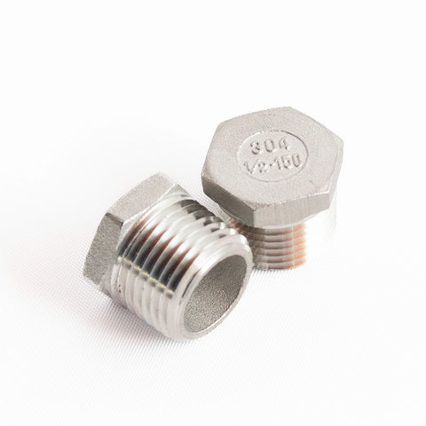 1/2" NPT Hex Plug for Brew Kettle
