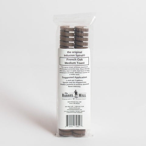 French Oak Infusion Spirals - Medium Toast