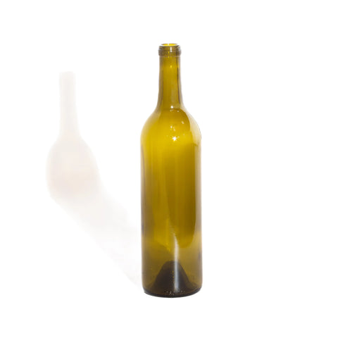 750 mL Antique Green Wine Bottles