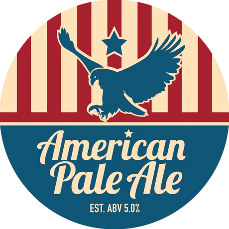Craft a Brew American Pale Ale Round Label