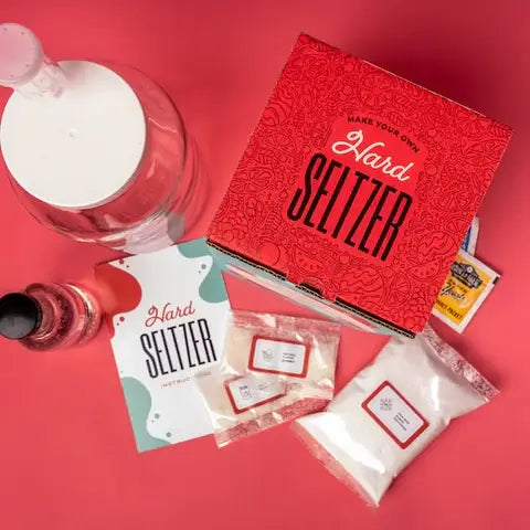 Opening the Hard Seltzer Brewing Kit from Craft a Brew