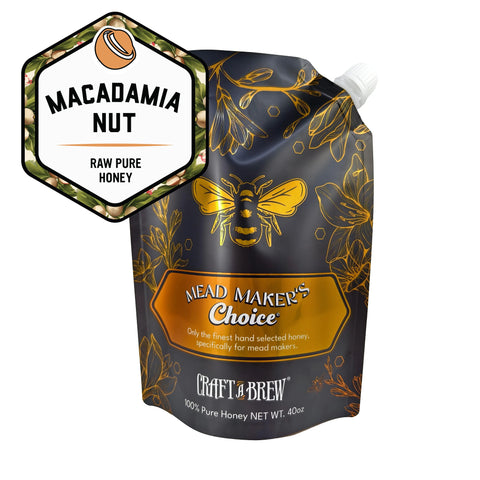 Hawaiian Macadamia Nut Honey For Mead - 40 oz