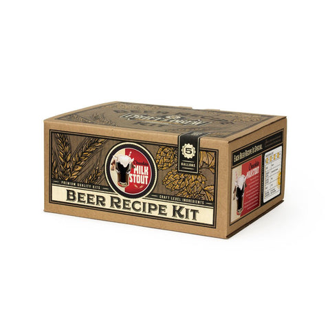 Chocolate Milk Stout 5 Gallon Beer Recipe Kit