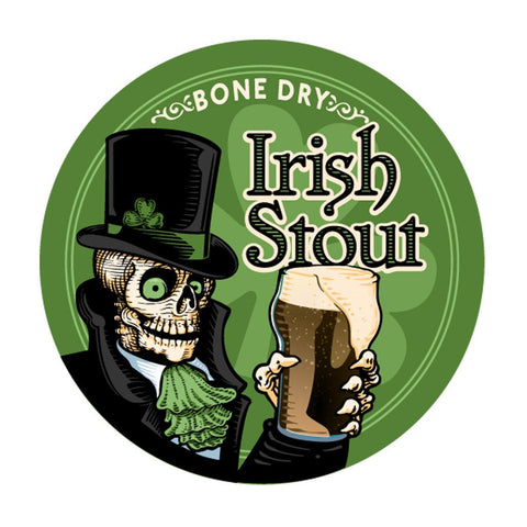 Bone Dry Irish Stout 5 Gallon Beer Recipe Kit