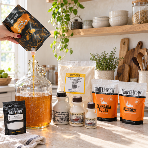 Brewing Sugars Explained: Corn Sugar, Table Sugar, Honey & Other Fermentables