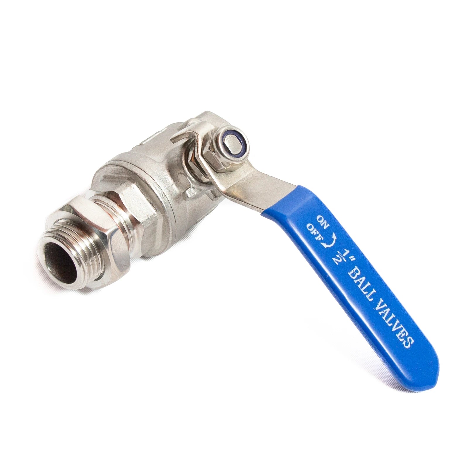 1/2 Inch Weldless Ball Valve With Hose Barb - Stainless Steel For Home Brewing Kettle