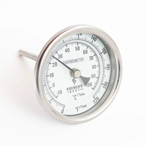 Dial Thermometer with Probe for Brew Kettle
