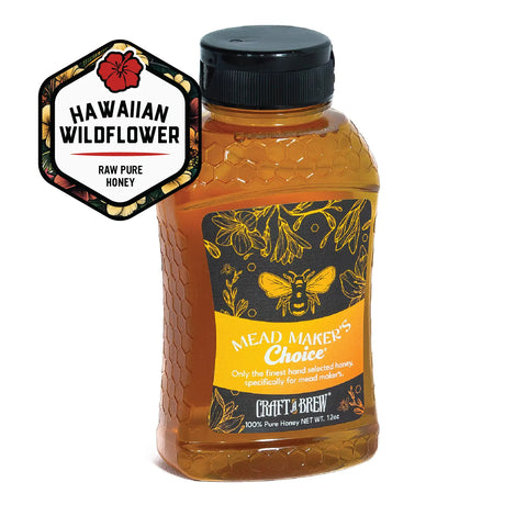 Hawaiian Wildflower Honey For Backsweetening Mead - 12 oz