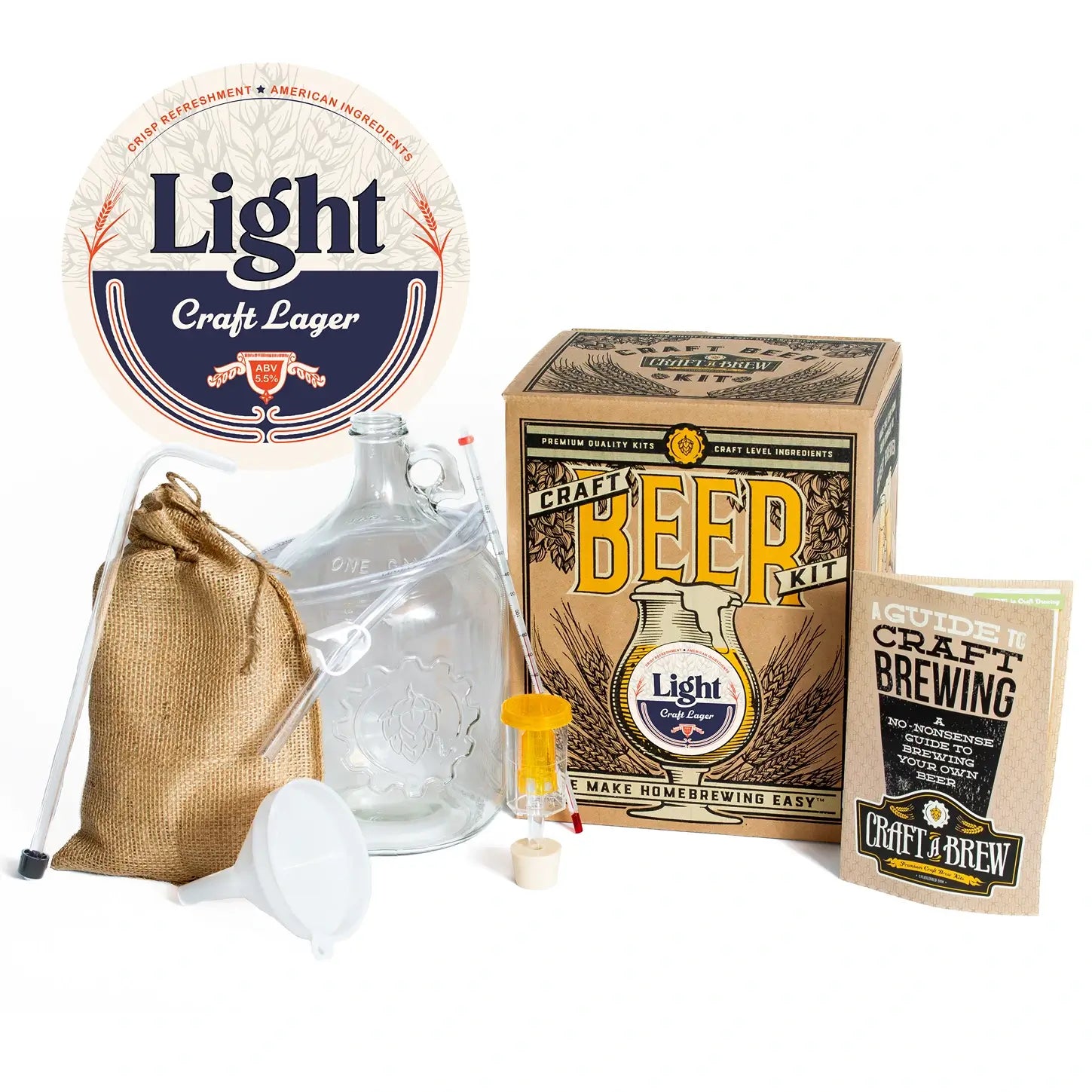Kit Lager Light Craft Lager Beer Making Kit | Crisp Homebrewed Lager