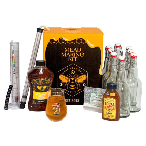 Craft A Brew - Mead Making Kit - Reusable Make Your Own Mead Kit Craft A Brew - Mead Making Kit - Reusable Make Your Own Mead Kit