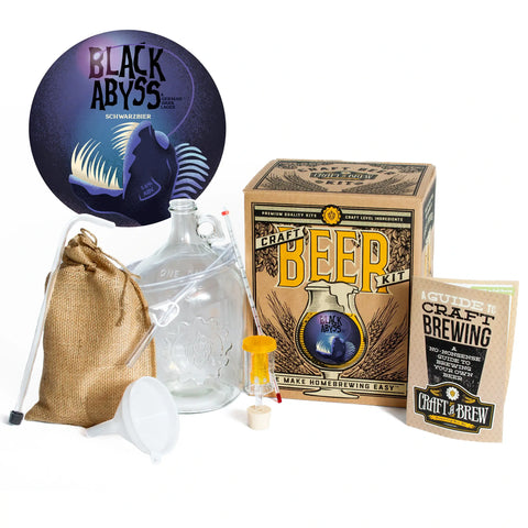 Black Abyss Schwarzbier Dark German Lager Beer Making Kit