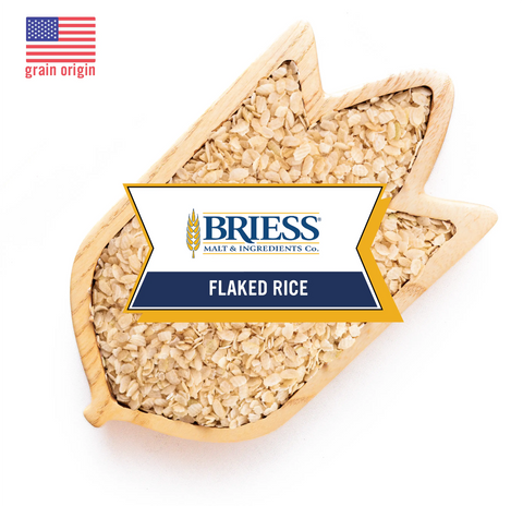 Flaked Rice for Brewing