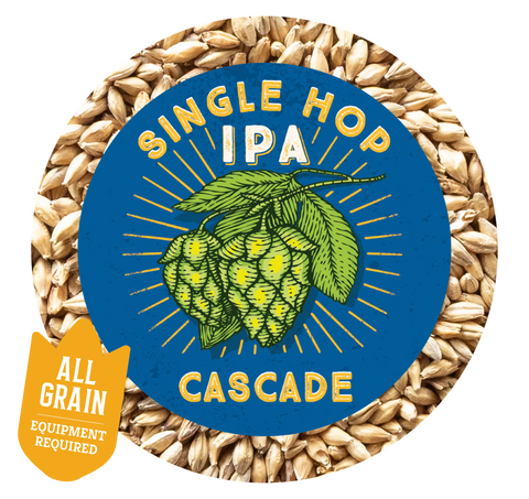 Cascade Single Hop IPA - 5 Gallon All Grain Beer Recipe Kit