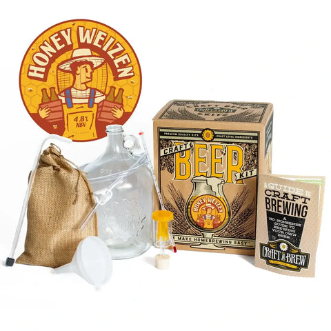 Inside the Honey Weizen Beer Making Kit from Craft a Brew