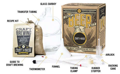 Inside the Craft a Brew Home Beer Brewing Kit