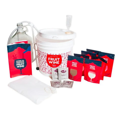 Inside the Fruit Wine Kit from Craft a Brew