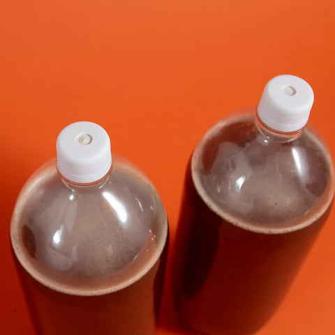 Homemade 1 Liter Root Beer Bottles