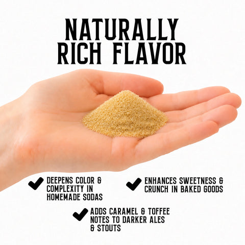 Demerara Sugar (Raw Sugar) – 1 lb