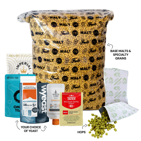 Devil in Disguise Belgian Golden Ale 5 Gallon All Grain Beer Recipe Kit