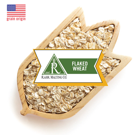 Flaked White Wheat for Brewing