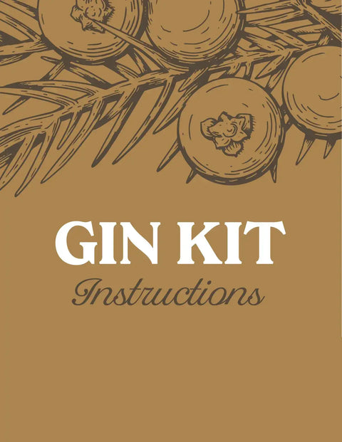  W&P Homemade Gin Kit, Make Your Own Kit, Botanical Blend and  Juniper Berries, Home Kit, Kitchen Essentials, DIY : Home & Kitchen