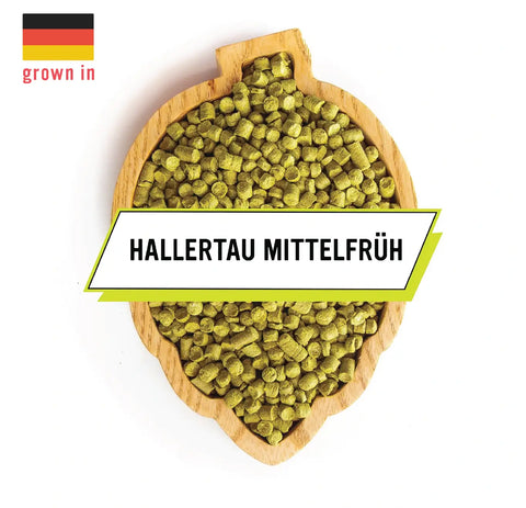 Hallertau Mittelfrüh Hops - Fresh Pellets - 1oz