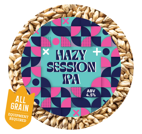 Hazy Session IPA - 5 Gallon All Grain Beer Recipe Kit