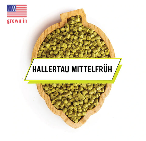 Hallertau Mittelfrüh Hops - Fresh Pellets - 1oz