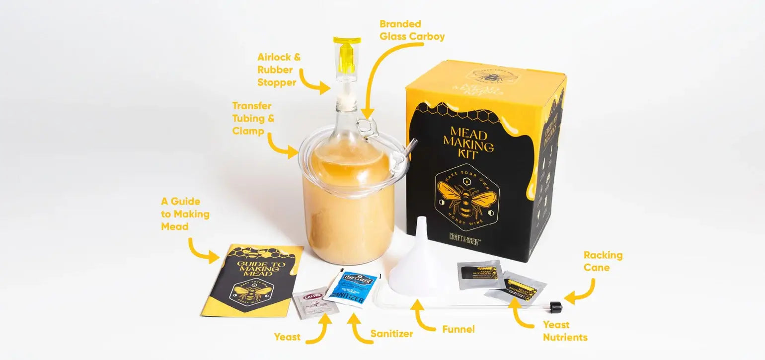 Inside the Mead Making Kit