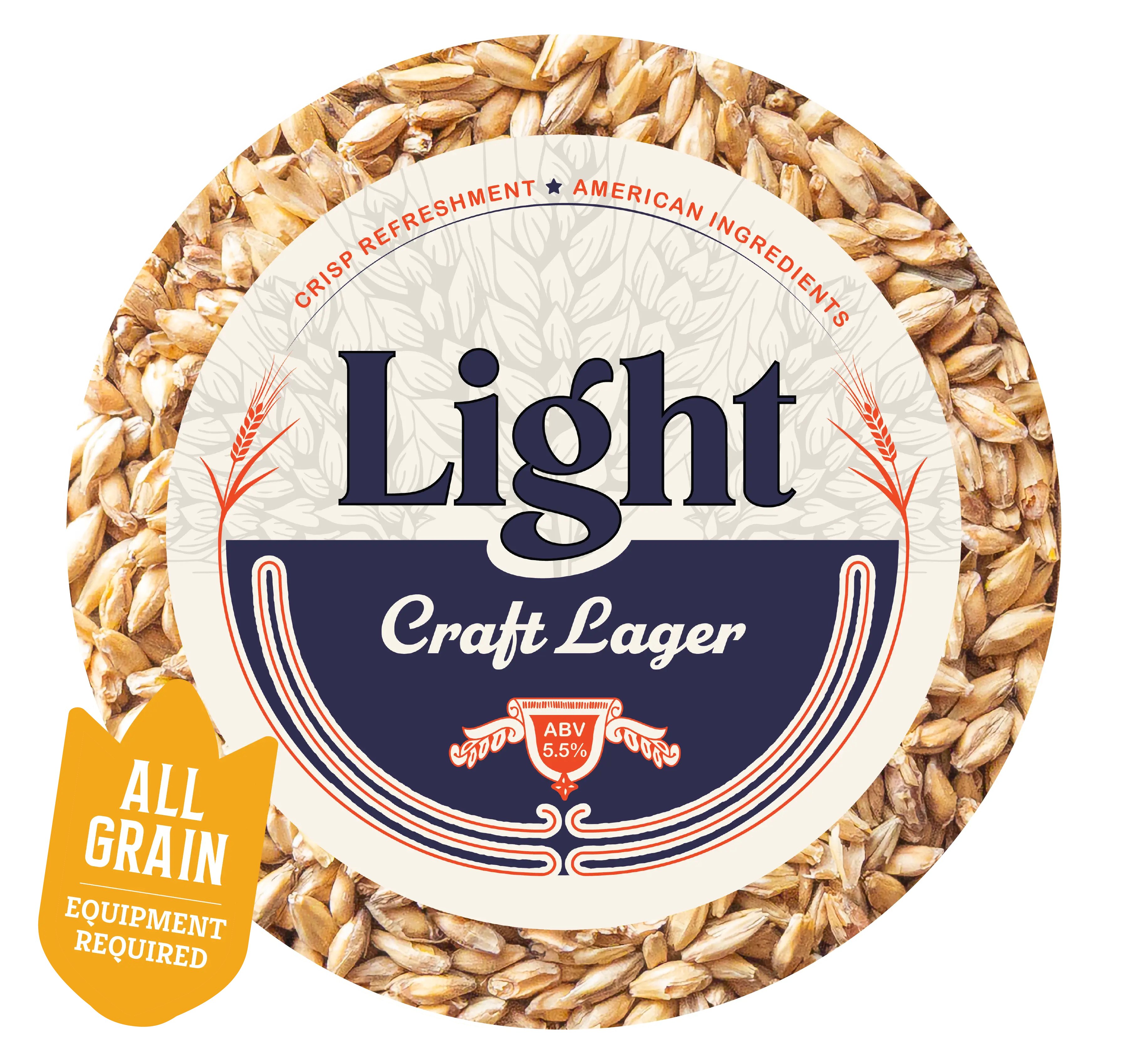 American Light Lager 5 Gallon Kit | Clean & Easy