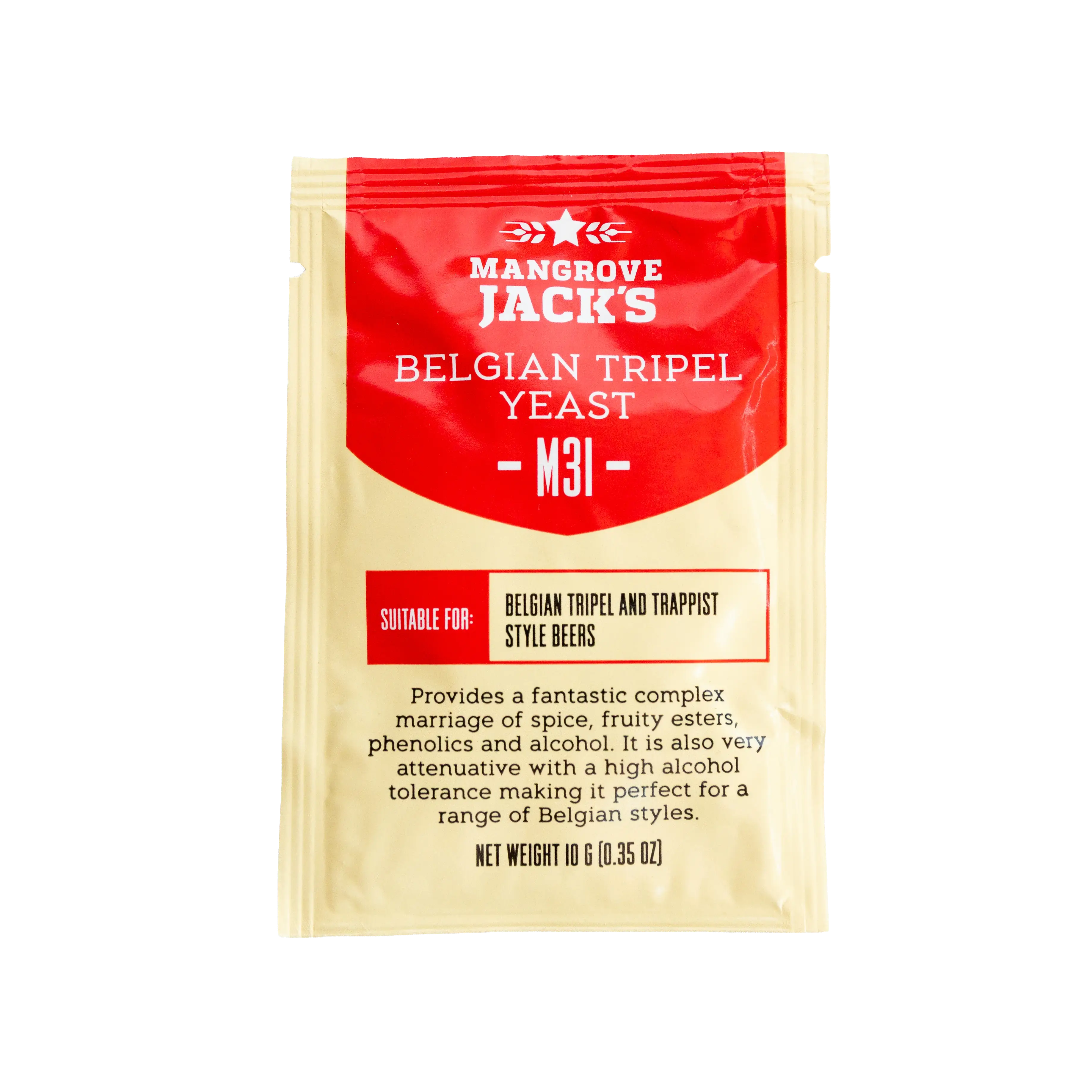 Mangrove Jack's M31 Belgian Tripel Ale Yeast | Craft a Brew