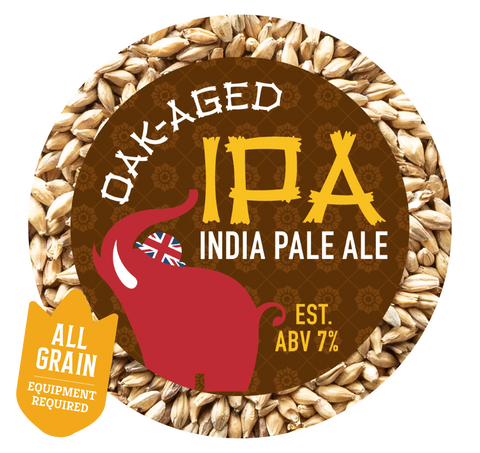 Oak Aged IPA - 5 Gallon All Grain Beer Recipe Kit