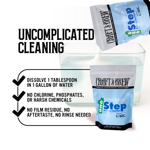 One Step No Rinse Cleanser