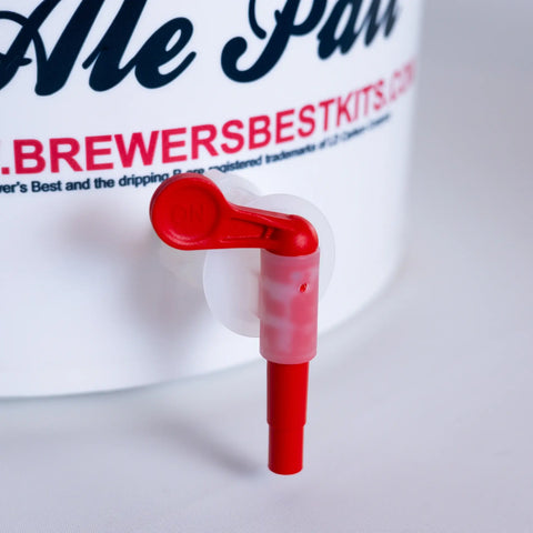 Plastic Spigot for Fermenting Buckets – Rotating Tap with Lock Nut & Gaskets