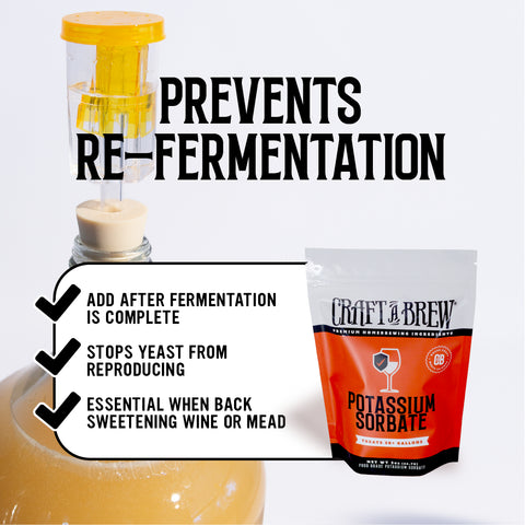 Potassium Sorbate - Stabilizer for Backsweetening