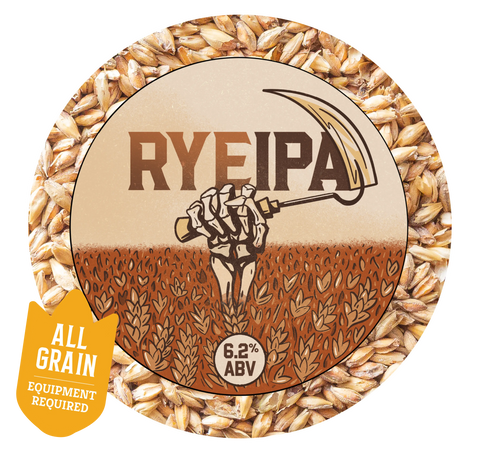 Rye IPA - 5 Gallon All Grain Beer Recipe Kit