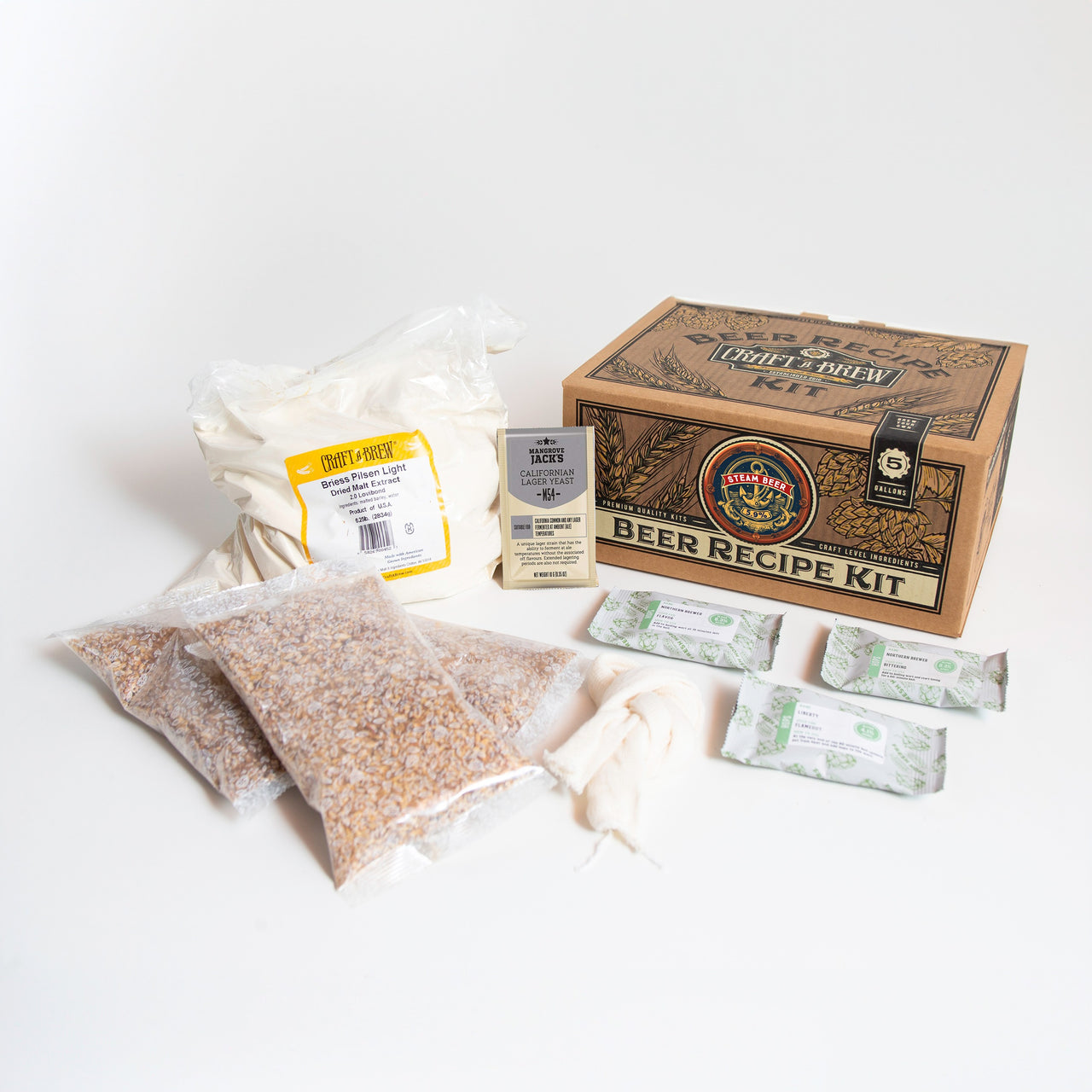 Steam Beer 5 Gallon Beer Recipe Kit Craft a Brew