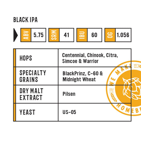 Black IPA Beer Making Kit