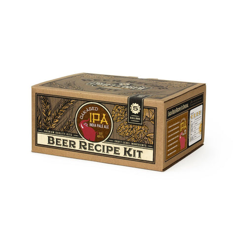 Oak Aged IPA 5 Gallon Beer Recipe Kit