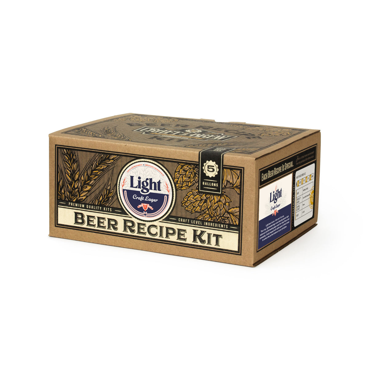 Kit Lager Light Craft Lager 5 Gallon Beer Recipe Kit | Crisp American Light Lager