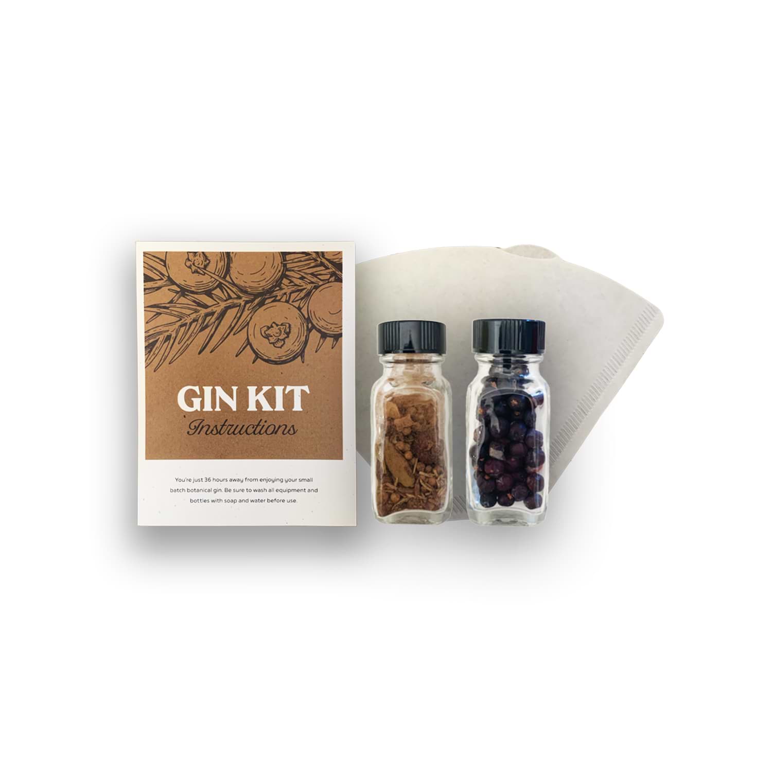  W&P Homemade Gin Kit, Make Your Own Kit, Botanical Blend and  Juniper Berries, Home Kit, Kitchen Essentials, DIY : Home & Kitchen