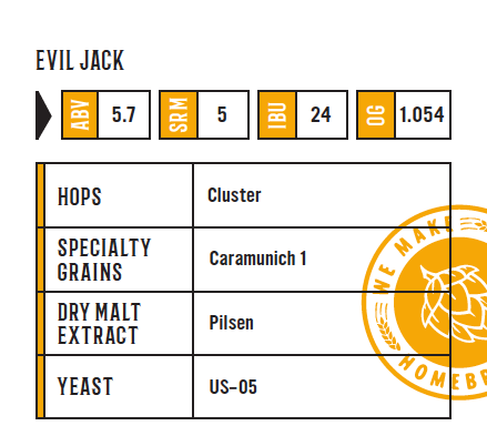 Evil Jack Beer Recipe Kit