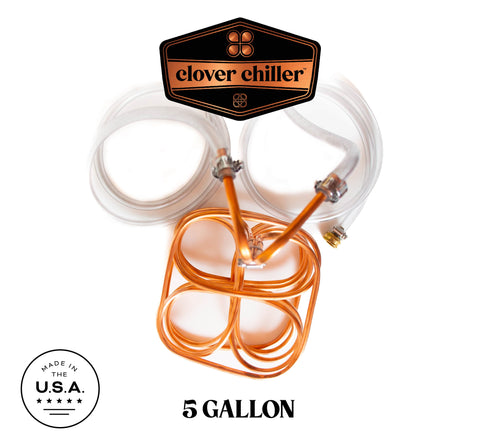Clover Wort Immersion Chiller – 5 Gallon