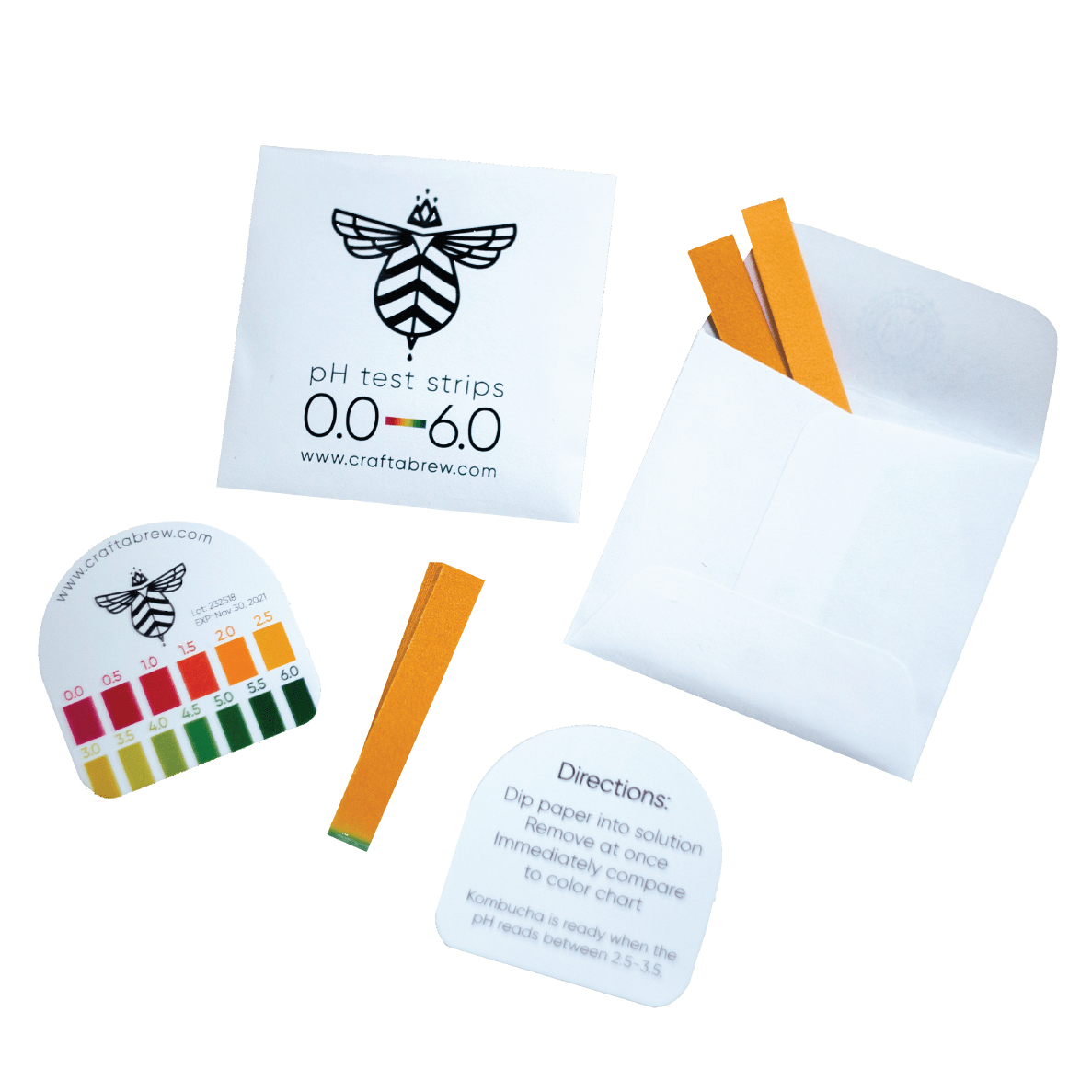 Powder Color Ph Ph Test Paper Color Chart